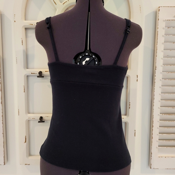 Bebe XS Embroidered spaghetti straps top - Picture 2 of 4